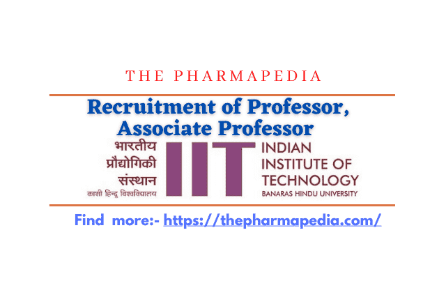 BHU, IIT, Pharmapedia, Professor
