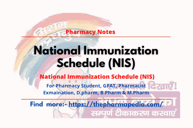 Mission Indradhanush, Pharmapedia, NIS, The Pharmapedia