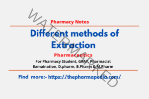 Different Methods Of Extraction Pharmaceutics Notes | The Pharmapedia