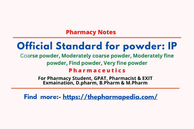 official standard, powder