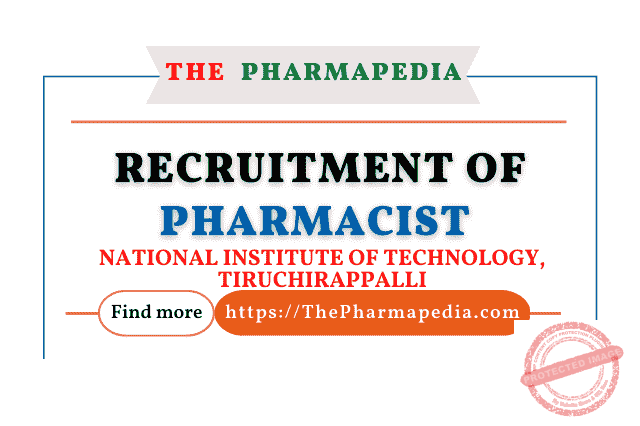 Pharmacist, NIT