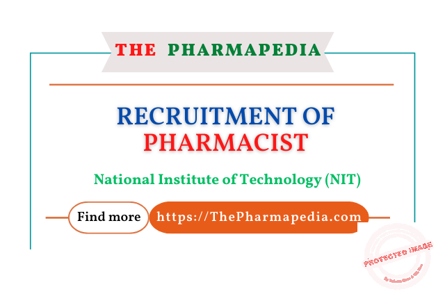 Pharmacist, NIT