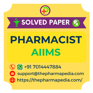 pharmacist AIIMS solved paper Pharmapedia min