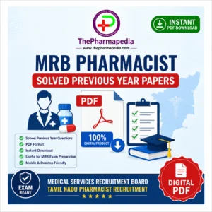 MRB Tamil Nadu Pharmacist previous year solved question papers PDF download
