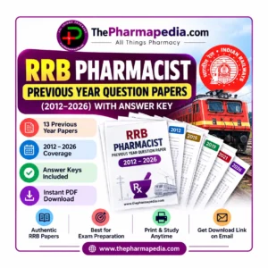 RRB Pharmacist previous year question paper PDF with answer key